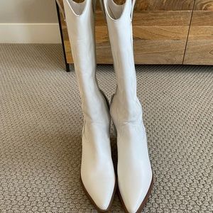 Coconuts by Matisse White Cowboy Boots